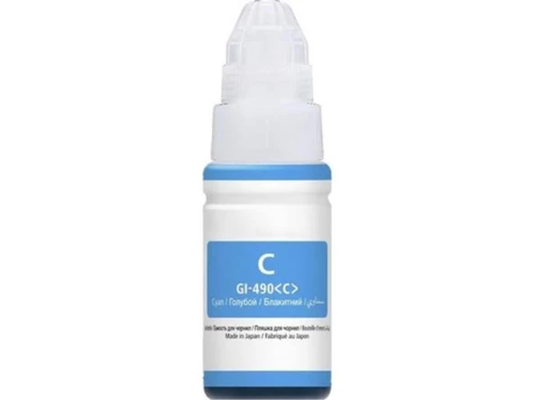 CANON Uyumlu GI-490C,GI-590C Mavi Mürekkep 70ml./Sise ürün görseli 1
