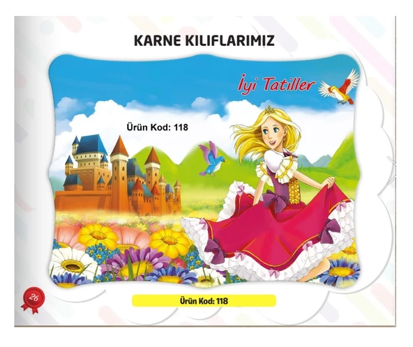Karne Kabı Kılıfı Ürün Kodu:118 (25 Adet) ürün görseli 1