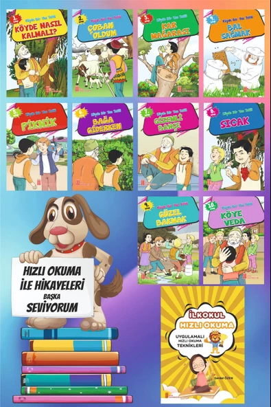 Ata 3.Sınıflar İçin Köyde Bir Yaz Tatili Öykü Dizisi + Hızlı Okuma ürün görseli 1