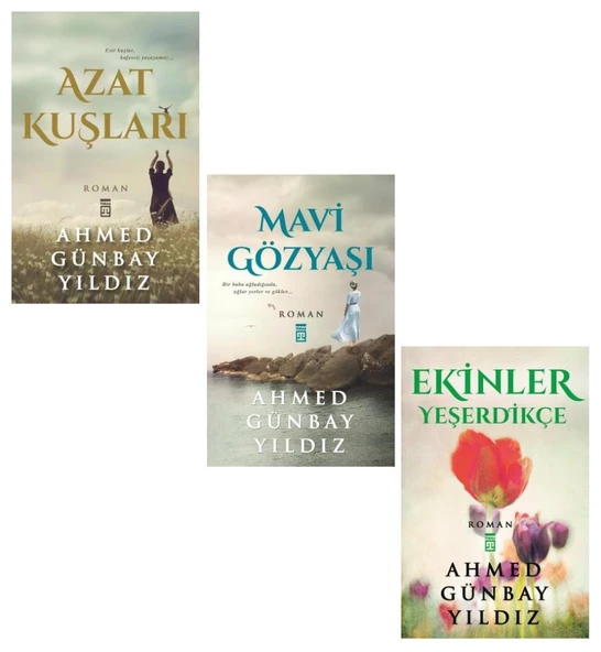 Ekinler Yeşerdikçe + Mavi Gözyaşı + Azat Kuşları Set AHMET GÜNBAY ürün görseli 1