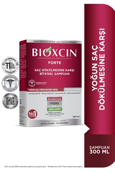 Bioxcin Forte Şampuan 300 Ml ürün görseli 1