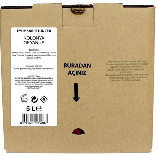 Eyüp Sabri Tuncer 5 Litre Okyanus Kolonyası ürün görseli 1