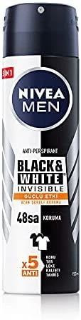 Nivea Deodorant Erkek - Black & White Güçlü Etki ürün görseli 1