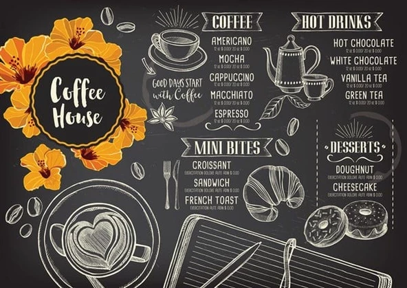 Coffee House - Kanvas Tablo ürün görseli 1