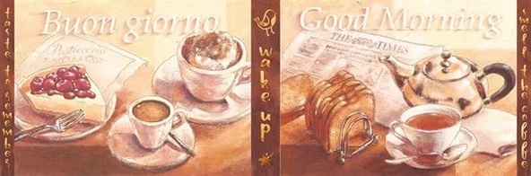 Buon Giorno - Kanvas Tablo - Resim 2
