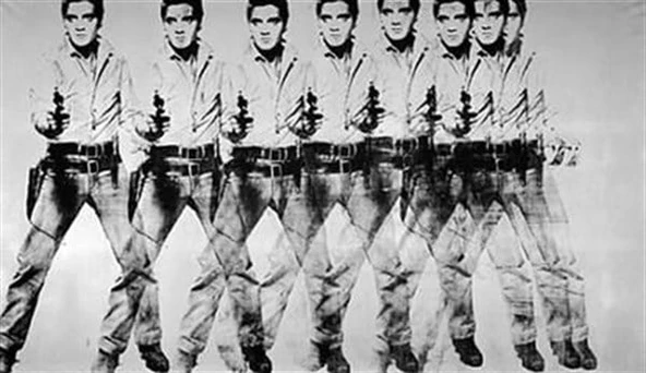 Sekiz Elvis - Kanvas Tablo ürün görseli 1