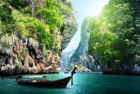 Tayland Tekne Turu - Kanvas Tablo - Resim 2