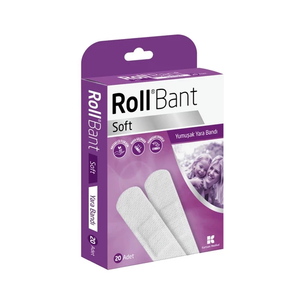 Roll Bant Yumuşak Yara Bandı 20 Li - Soft ürün görseli 1
