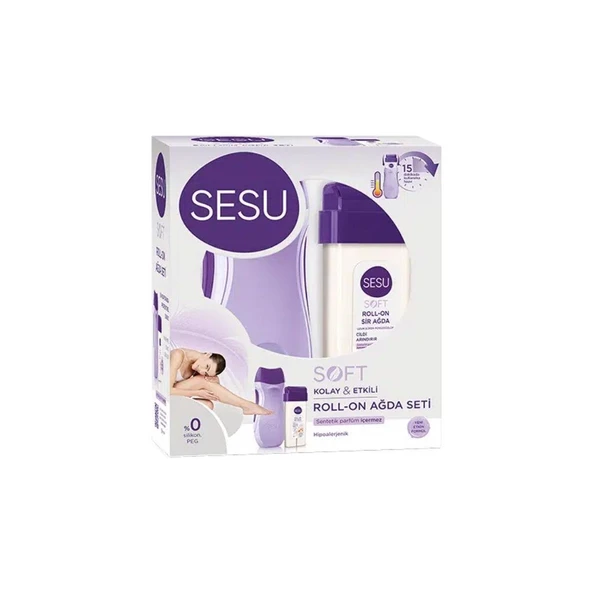 Sesu Roll On Isıtıcılı Ağda Seti - Soft ürün görseli 1