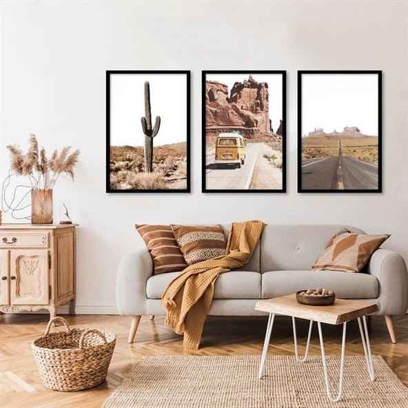 Route Texas Çerçeveli Poster Seti - Resim 2