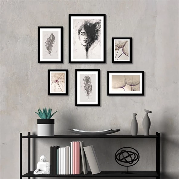 Grey Çerçeveli Poster Seti - Resim 2