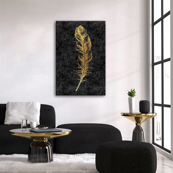 Gold Black Serisi 10 Kanvas Tablo ürün görseli 1