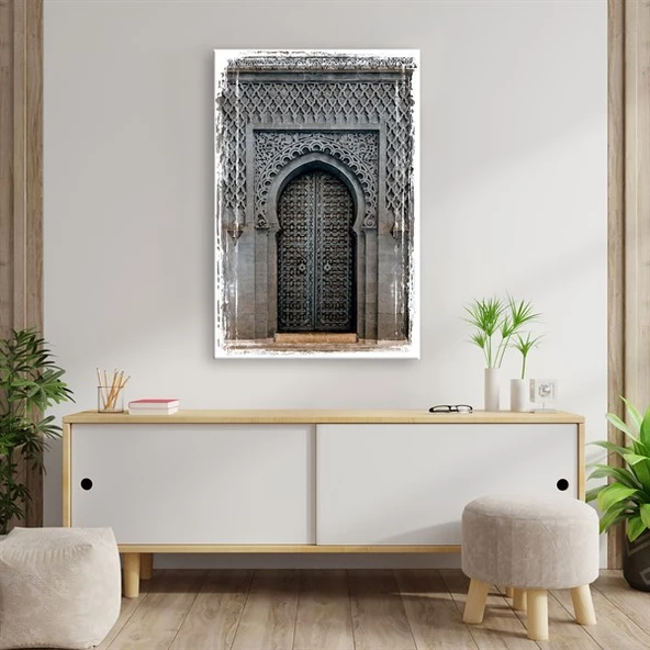 Gizemli Kapı Kanvas Tablo - Resim 2