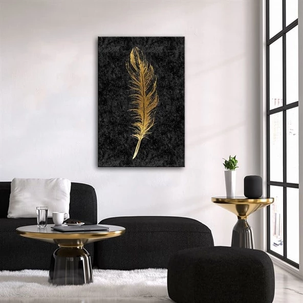 Gold Black Serisi Kanvas Tablo - Resim 2