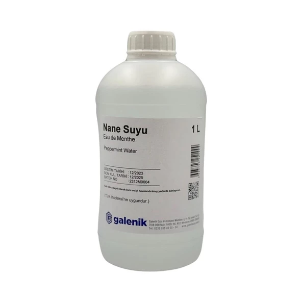 Galenik Nane Suyu 1 Lt Eau De Menthe ürün görseli 1