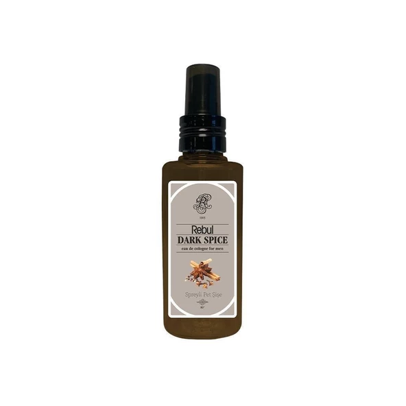 Rebul Spreyli Pet Şişe Kolonya 125 ml - Dark Spice ürün görseli 1