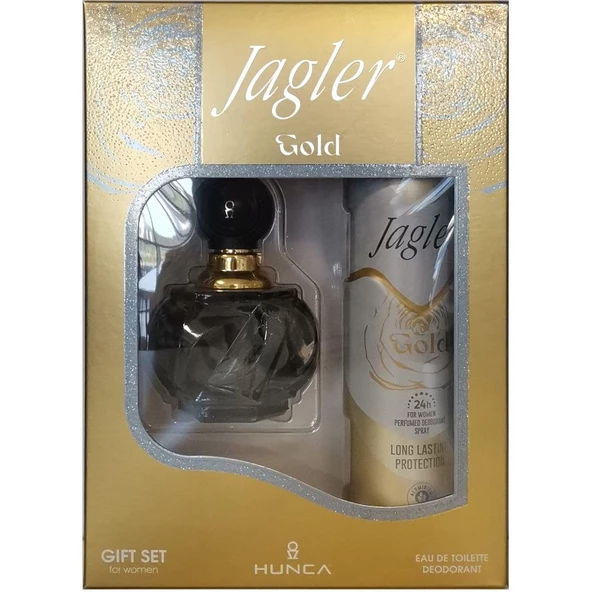Jagler Gold 60 ml EDT + 150 ml Deodorant Kadın Gofre ürün görseli 1
