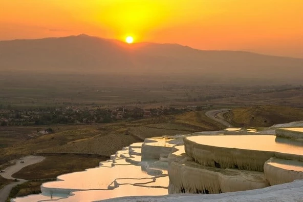 Pamukkale Travertenleri - Kanvas Tablo ürün görseli 1