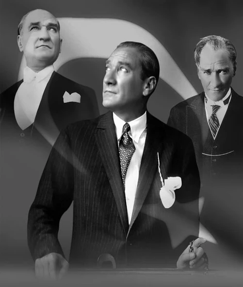 Mustafa Kemal Atatürk - Kanvas Tablo ATGE-100-F ürün görseli 1