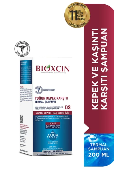 Bioxcin Yoğun Kepek Karşıtı Termal Şampuan 200 Ml ürün görseli 1