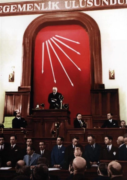 Mustafa Kemal Atatürk - Kanvas Tablo ATGE-063-F ürün görseli 1