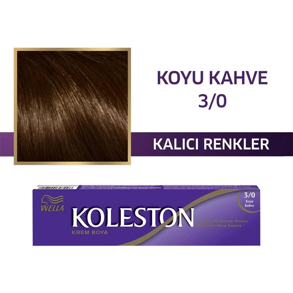 Koleston Tüp Boya 3/0 Koyu Kahve ürün görseli 1