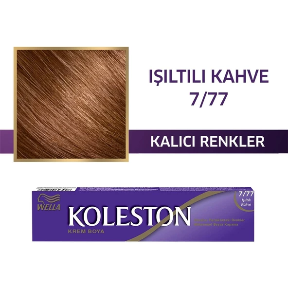 Koleston Tüp Boya 7/77 Işıltılı Kahve ürün görseli 1