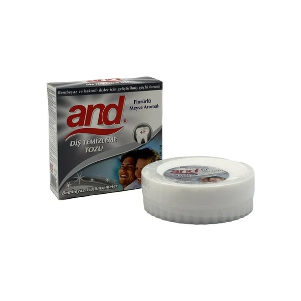 And Diş Temizleme Tozu 40 Gr // Florürlü Meyve Aromalı ürün görseli 1