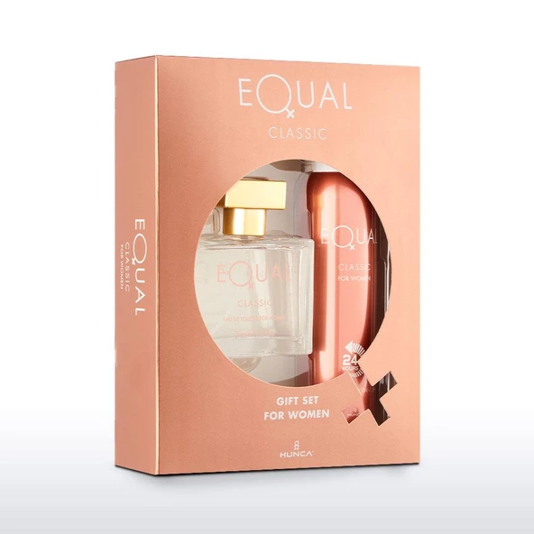 Equal 2 Li Gofre Bayan 75 ml EDT + 150 ml Deodorant ürün görseli 1