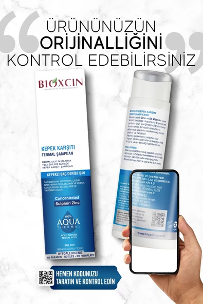 Bioxcin Kepek Karşıtı Termal Şampuan 300 Ml - Resim 4