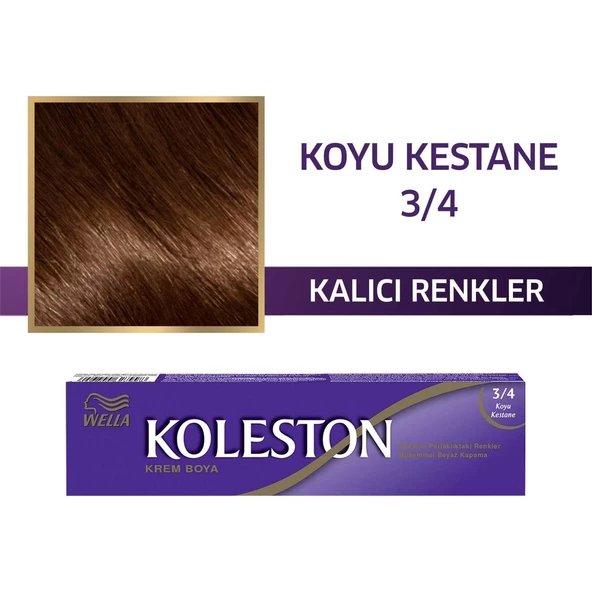 Koleston Tüp Boya 3/4 Koyu Kestane ürün görseli 1