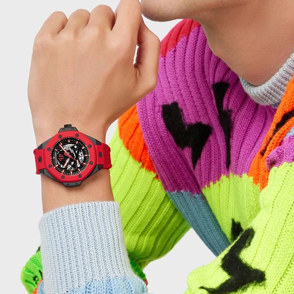 Philipp Plein PWPFA0524 Erkek Kol Saati - Resim 4