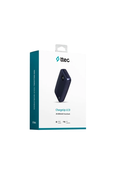 Ttec 2BB211L ChargeUp LCD 20.000 mAh Taşınabilir Hızlı Şarj Aleti / Powerbank - Resim 7
