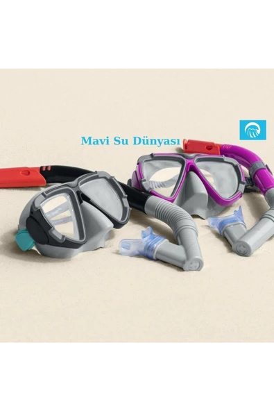 Şnorkel Set 14+ - Mavi Su Dünyası ürün görseli 1