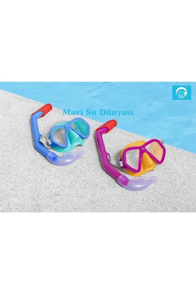 Çocuk Şnorkel Set 4+ - Mavi Su Dünyası ürün görseli 1