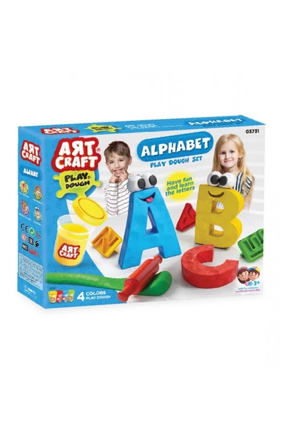 Alfabe Hamur Set 224 Gr Alfabeyi Öğreniyorum ürün görseli 1