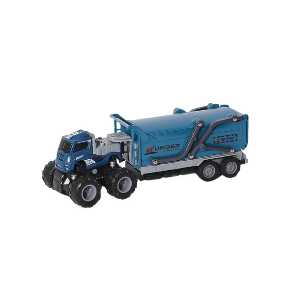 KLX600-377 Sürtmeli Die Cast 4x4 Kapalı Kasa İnşaat Tırı -Vardem ürün görseli 1