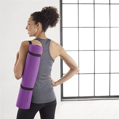 AmazonBasics Pilates ve Yoga Mat Kırmızı - Resim 3