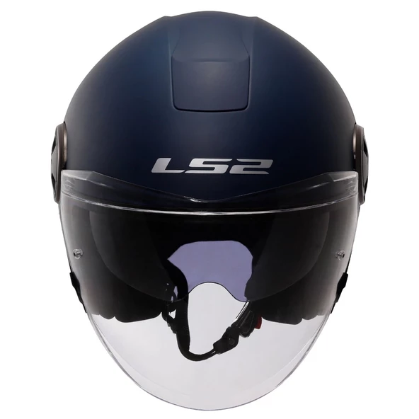 LS2 CLASSY MAT NAVY MAVİ KASK (GÜNEŞ VİZÖRLÜ) - Resim 4