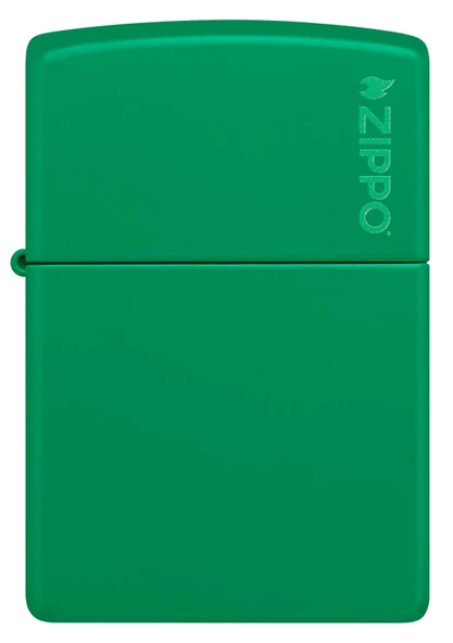 Zippo 48629 Grass Green Logo Çakmak 48629ZL-103376 (5-1) ürün görseli 1