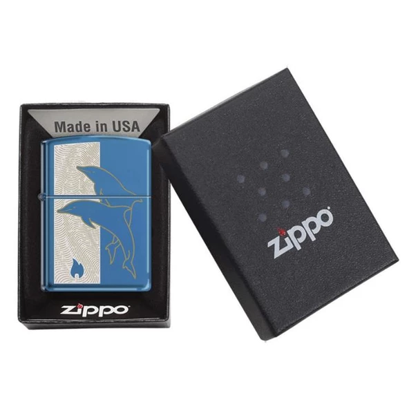 Zippo Jumping Dophins ÇAKMAK 20446-062982 (4-2) - Resim 2