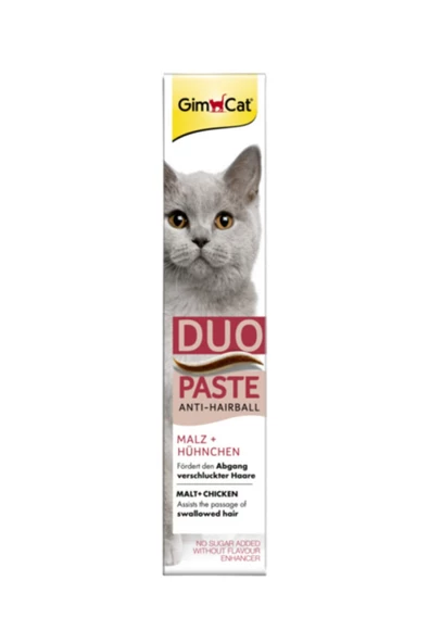 Duo Paste Tavuklu Anti-hairball Malt Kedi Macunu 50gr ürün görseli 1