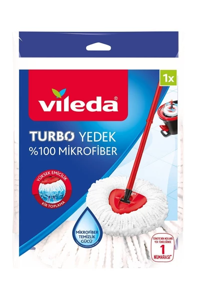 Vileda Turbo Classic Üçgen Mikrofiber Yedek Paspas ürün görseli 1