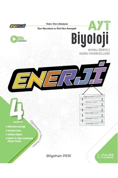 Palme Yayıncılık YKS AYT Enerji Biyoloji Konu Özetli Soru Fasikülleri ürün görseli 1