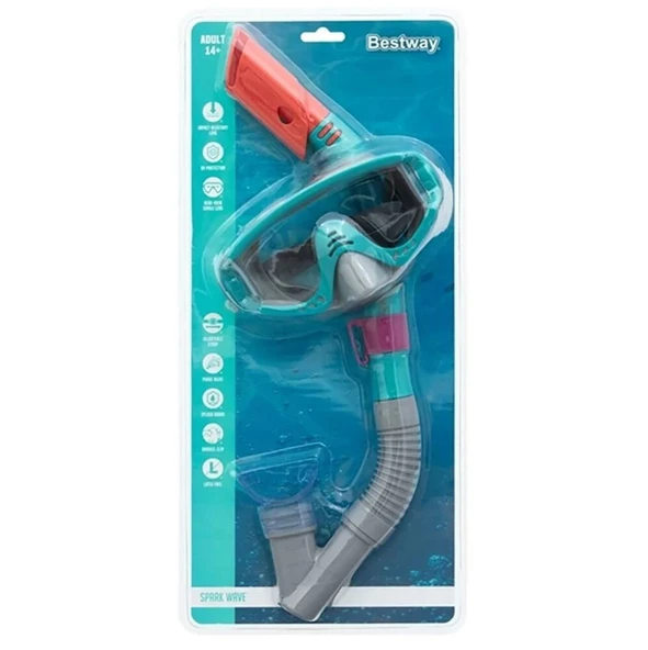 Bestway Spark Wawe Snorkel Mask - Resim 3