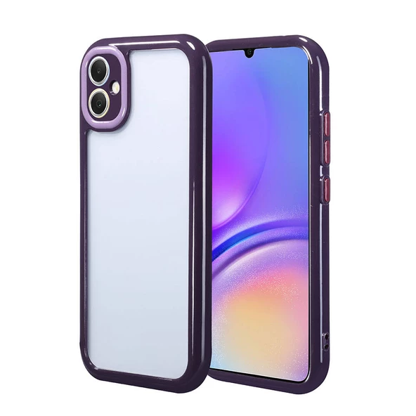 Samsung Galaxy A05 Kılıf Kamera Korumalı Renkli Kenar ve Çerçeve Tasarımlı Vitamin Kapak ürün görseli 1