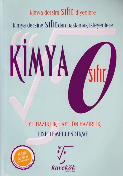 Karekök Kimya 0 Sıfır Kimya Dersim Sıfır Diyenlere ürün görseli 1