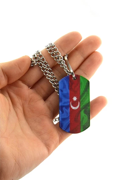Asker Künyesi Azerbaycan Bayrak - Resim 2