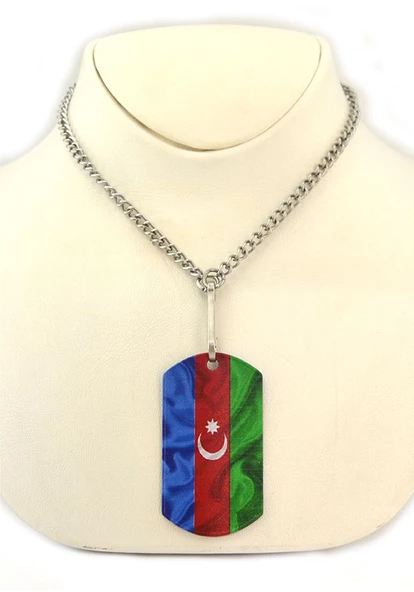 Asker Künyesi Azerbaycan Bayrak - Resim 6