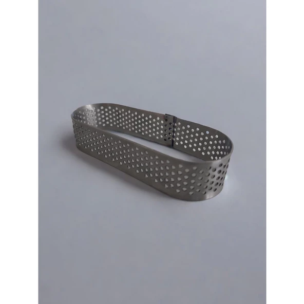 Delikli Tart Kalıbı Elips 12Cm x 3,5 H:2,5 Cm ürün görseli 1